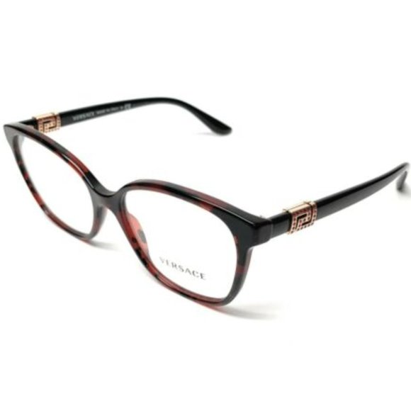 Versace Unisex Red Havana Eyeglasses!